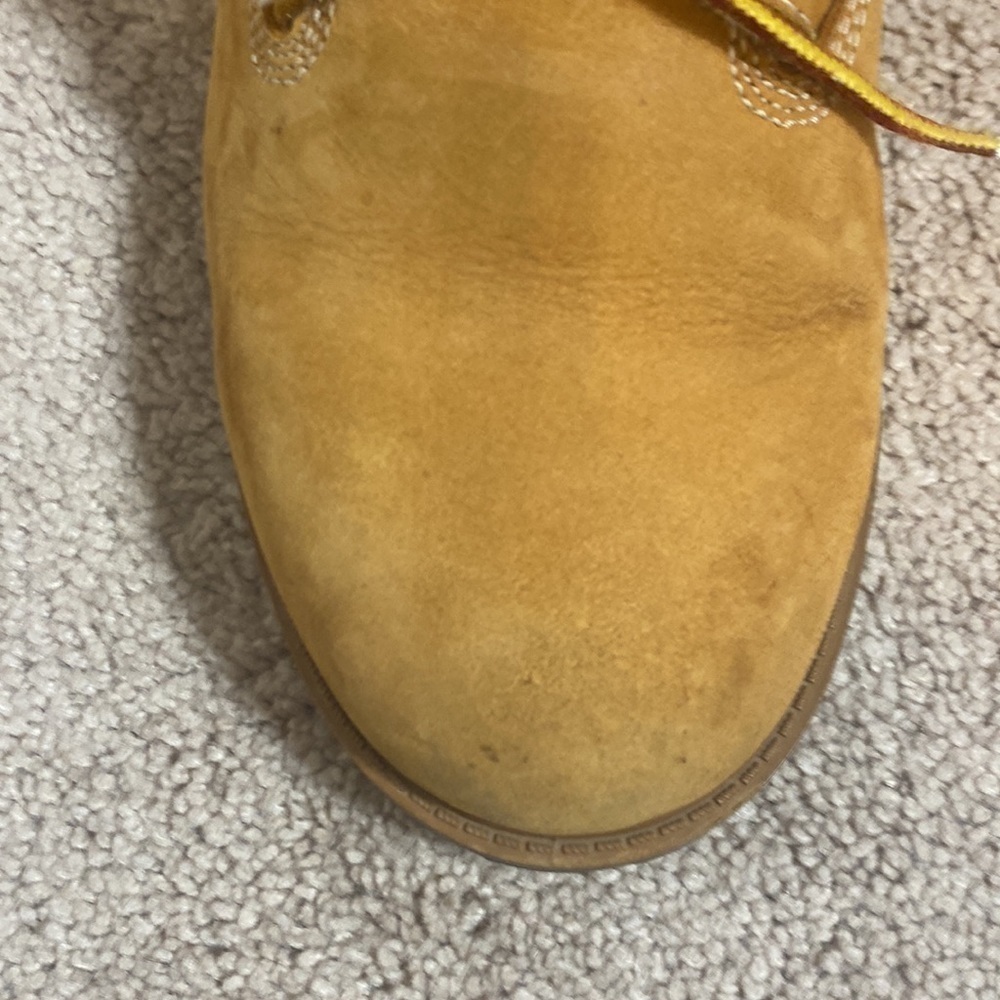 TIMBERLAND® PREMIUM 6-INCH WATERPROOF BOOTS Wheat Nubuck size 6 - Picture 5 of 6